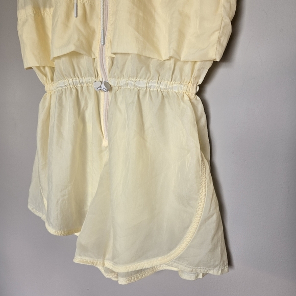 NEW Free People Marigold Butter Yellow Water-resistance Embroidered Onsie Romper - Picture 7 of 13